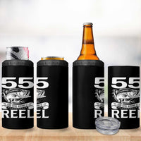 Still Keeping It Reel At 55 4 in 1 Can Cooler Tumbler Fisherman Birthday Gift