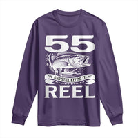 Still Keeping It Reel At 55 Long Sleeve Shirt Fisherman Birthday Gift