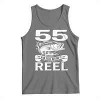 Still Keeping It Reel At 55 Tank Top Fisherman Birthday Gift
