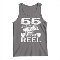 Still Keeping It Reel At 55 Tank Top Fisherman Birthday Gift