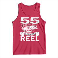 Still Keeping It Reel At 55 Tank Top Fisherman Birthday Gift