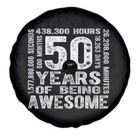 Funny 50th Birthday Gift Spare Tire Cover 50 Years Of Being Awesome