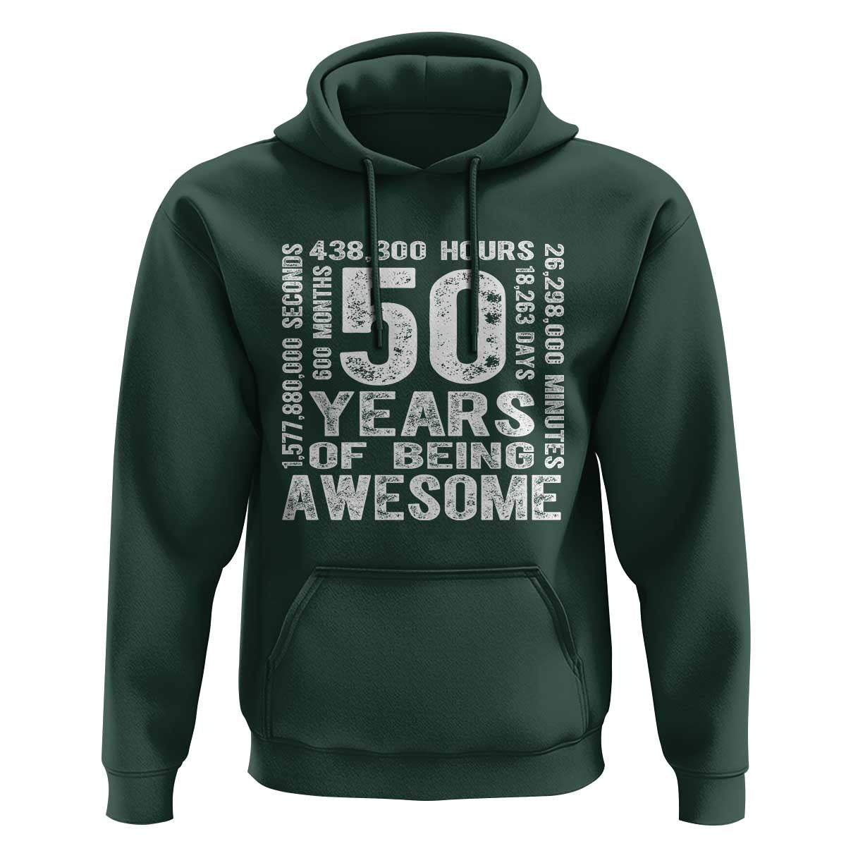 Funny 50th Birthday Gift Hoodie 50 Years Of Being Awesome
