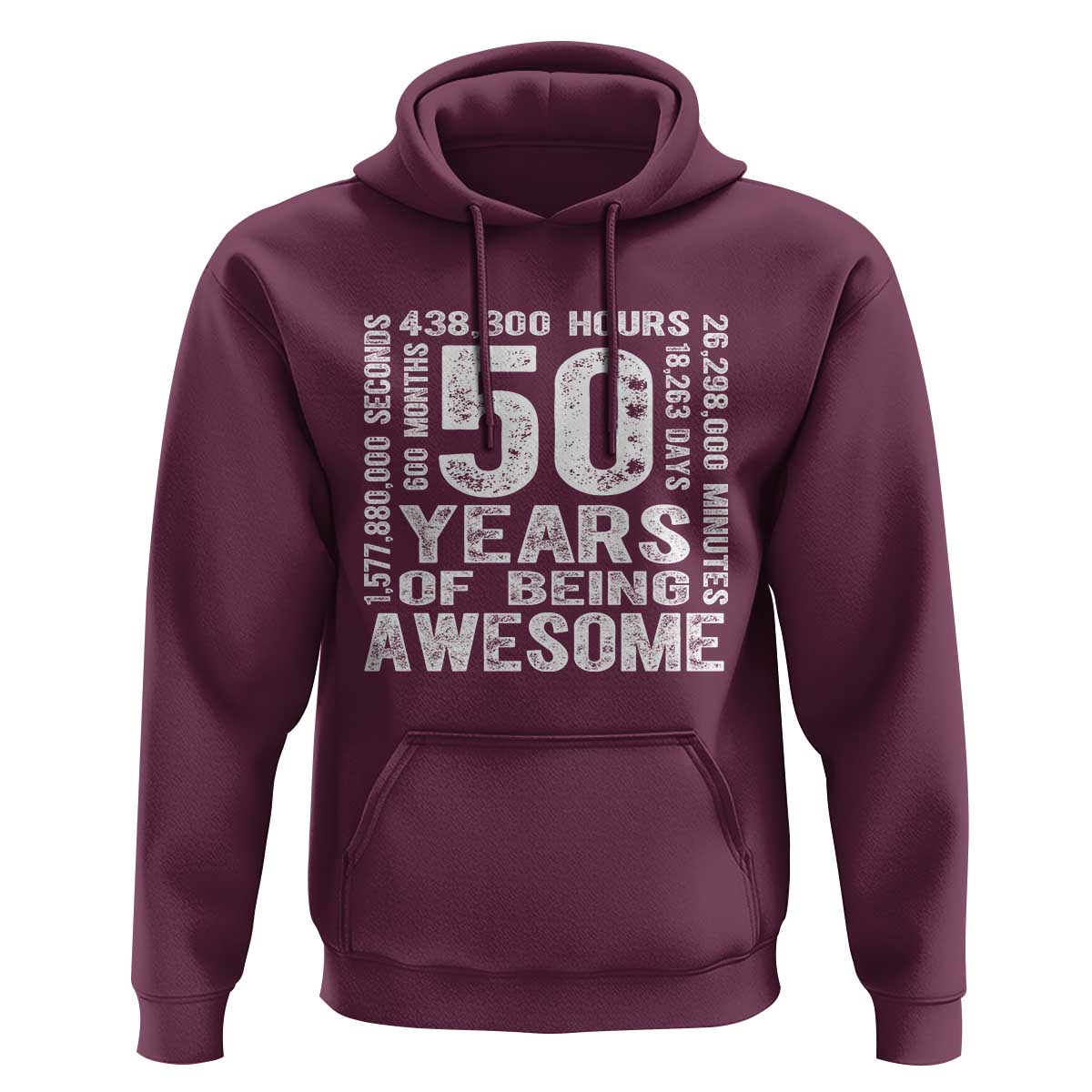 Funny 50th Birthday Gift Hoodie 50 Years Of Being Awesome