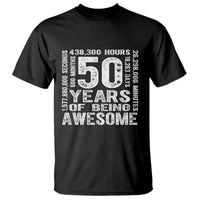 Funny 50th Birthday Gift T Shirt 50 Years Of Being Awesome