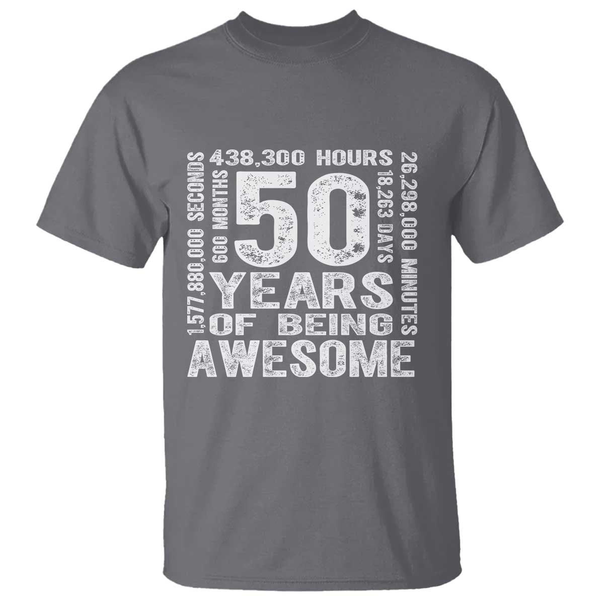 Funny 50th Birthday Gift T Shirt 50 Years Of Being Awesome