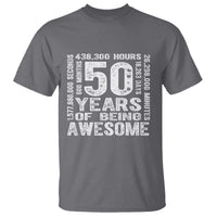 Funny 50th Birthday Gift T Shirt 50 Years Of Being Awesome