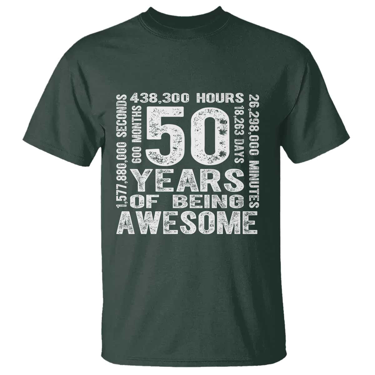 Funny 50th Birthday Gift T Shirt 50 Years Of Being Awesome