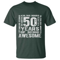 Funny 50th Birthday Gift T Shirt 50 Years Of Being Awesome
