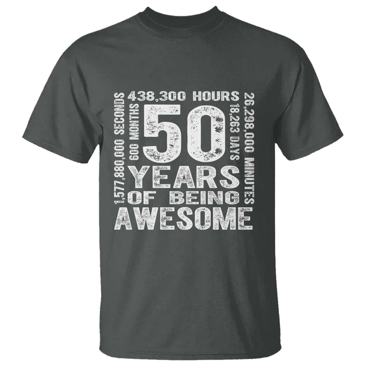 Funny 50th Birthday Gift T Shirt 50 Years Of Being Awesome