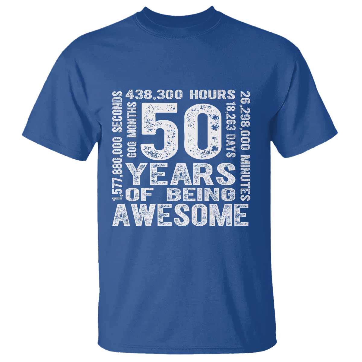Funny 50th Birthday Gift T Shirt 50 Years Of Being Awesome