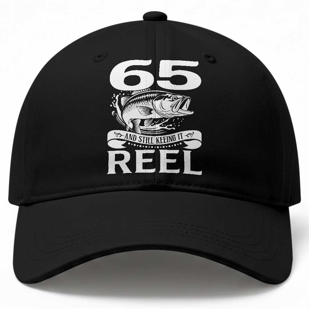 Still Keeping It Reel At 65 Baseball Cap Fisherman Birthday Gift