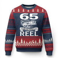 Still Keeping It Reel At 65 Ugly Christmas Sweater Fisherman Birthday Gift