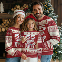 Still Keeping It Reel At 65 Ugly Christmas Sweater Fisherman Birthday Gift