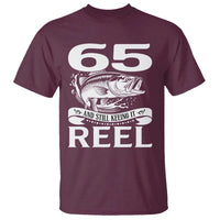 Still Keeping It Reel At 65 T Shirt Fisherman Birthday Gift