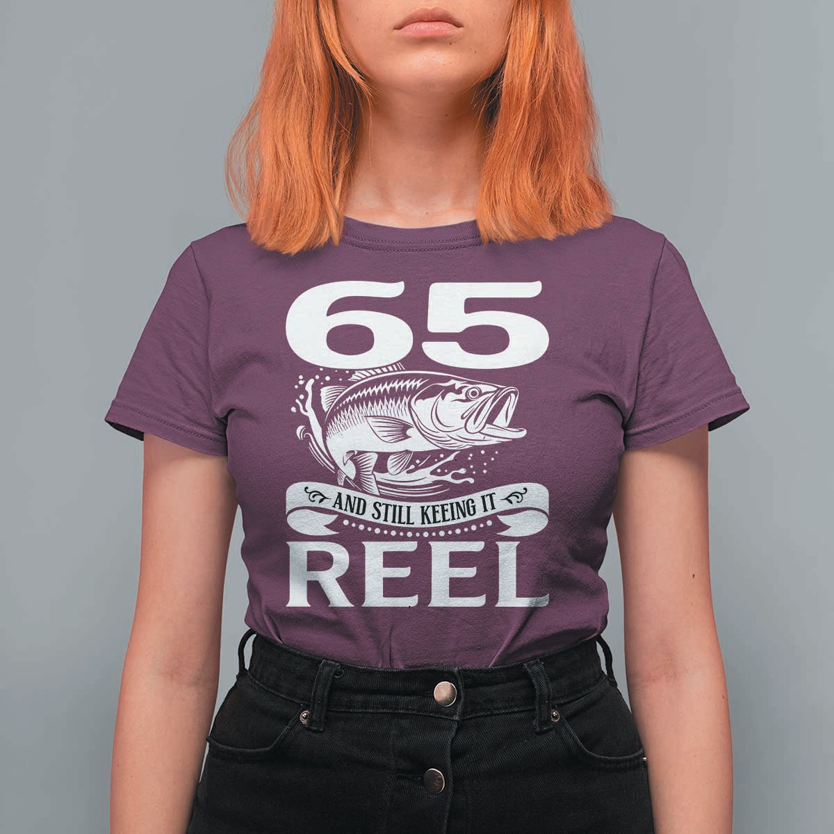 Still Keeping It Reel At 65 T Shirt For Women Fisherman Birthday Gift