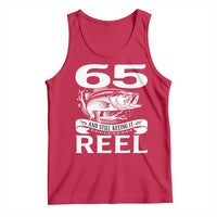 Still Keeping It Reel At 65 Tank Top Fisherman Birthday Gift