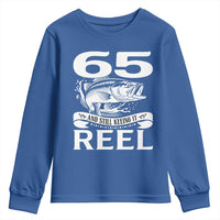 Still Keeping It Reel At 65 Youth Sweatshirt Fisherman Birthday Gift