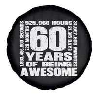 60th Milestone Birthday Gift Spare Tire Cover 60 Years Of Being Awesome