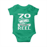 Still Keeping It Reel At 70 Baby Onesie Fisherman Birthday Gift