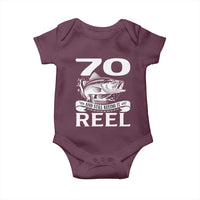 Still Keeping It Reel At 70 Baby Onesie Fisherman Birthday Gift