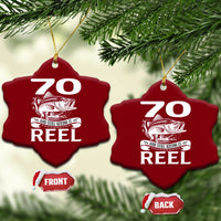 Still Keeping It Reel At 70 Ceramic Ornament Fisherman Birthday Gift