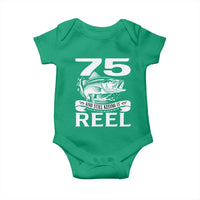 Still Keeping It Reel At 75 Baby Onesie Fisherman Birthday Gift