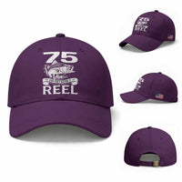 Still Keeping It Reel At 75 Baseball Cap Fisherman Birthday Gift