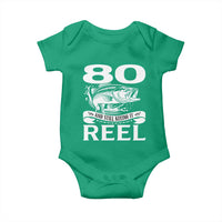 Still Keeping It Reel At 80 Baby Onesie Fisherman Birthday Gift