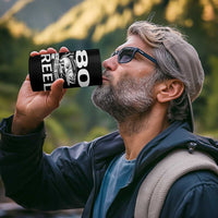 Still Keeping It Reel At 80 4 in 1 Can Cooler Tumbler Fisherman Birthday Gift