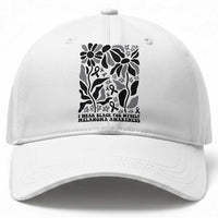 Melanoma Awareness Baseball Cap I Wear Black For Myself Skin Cancer Survivor