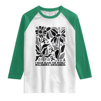 Melanoma Awareness Raglan Shirt I Wear Black For Myself Skin Cancer Survivor