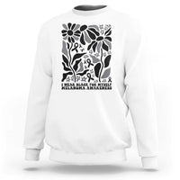 Melanoma Awareness Sweatshirt I Wear Black For Myself Skin Cancer Survivor
