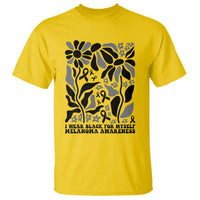 Melanoma Awareness T Shirt I Wear Black For Myself Skin Cancer Survivor