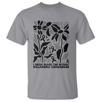 Melanoma Awareness T Shirt I Wear Black For Myself Skin Cancer Survivor