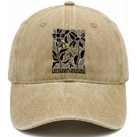 Melanoma Awareness Washed Cotton Baseball Cap I Wear Black For Myself Skin Cancer Survivor