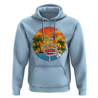 Tropical Skeleton Summerween Hoodie Beach Cocktail Vacation