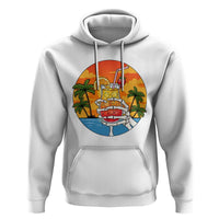 Tropical Skeleton Summerween Hoodie Beach Cocktail Vacation