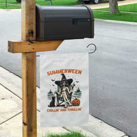 Witchy Beach Summerween Vacation Garden Flag Chillin And Thrillin