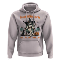 Witchy Beach Summerween Vacation Hoodie Chillin And Thrillin