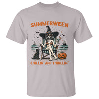 Witchy Beach Summerween Vacation T Shirt Chillin And Thrillin