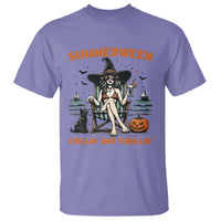 Witchy Beach Summerween Vacation T Shirt Chillin And Thrillin