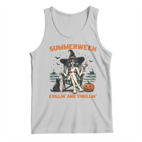 Witchy Beach Summerween Vacation Tank Top Chillin And Thrillin