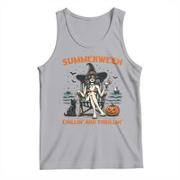 Witchy Beach Summerween Vacation Tank Top Chillin And Thrillin