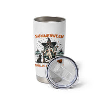 Witchy Beach Summerween Vacation Tumbler Cup Chillin And Thrillin
