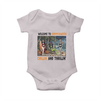 Welcome To Summerween Chillin And Thrillin Baby Onesie Funny Summer Halloween