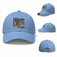 Welcome To Summerween Chillin And Thrillin Baseball Cap Funny Summer Halloween