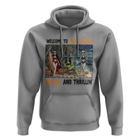 Welcome To Summerween Chillin And Thrillin Hoodie Funny Summer Halloween