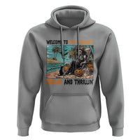 Welcome To Summerween Chillin And Thrillin Hoodie Spooky Beach Party Gift