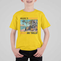 Welcome To Summerween Chillin And Thrillin T Shirt For Kid Spooky Beach Party Gift